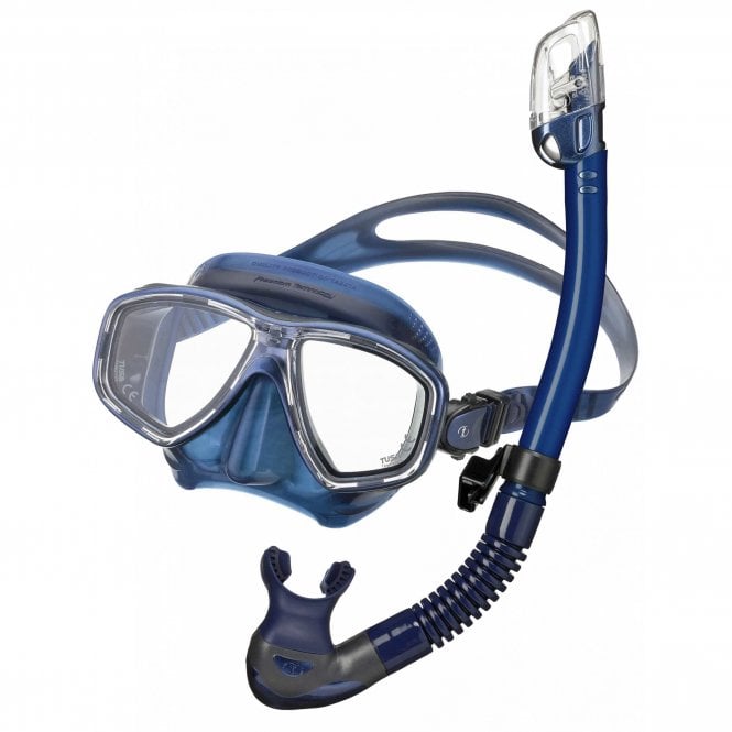 TUSA Ceos Elite Snorkelling Set with Gauge Reader Corrective Lenses
